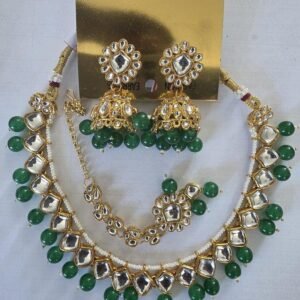 Golden Stones Green Pearls