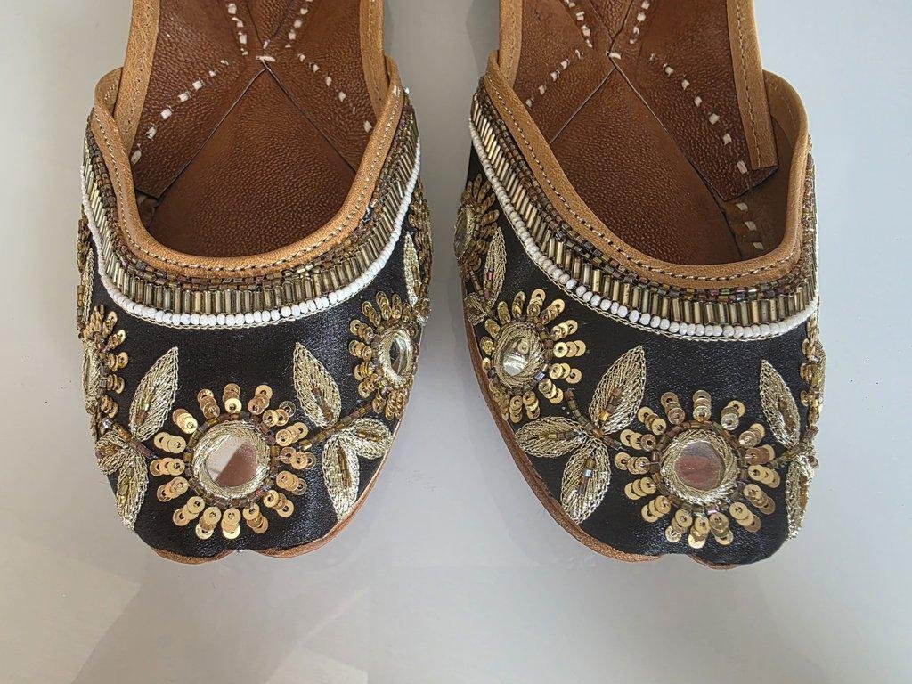 punjabi jutti black pj109