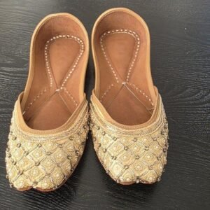 punjabi jutti gold pj114