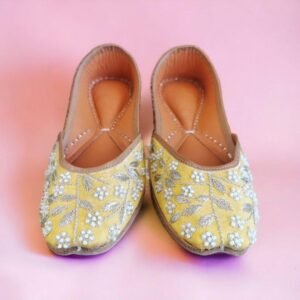 punjabi jutti yellow pj117