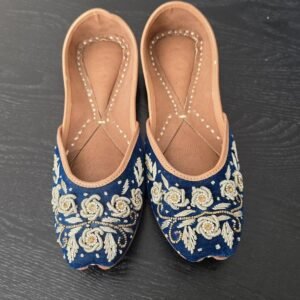 punjabi jutti blue pj126