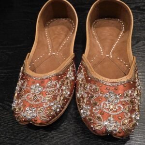 punjabi jutti rust pj130