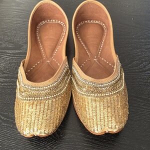 punjabi jutti gold pj157
