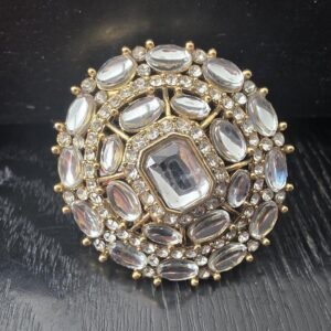 Round Silver stone